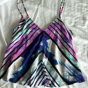 Amanda Uprichard flows silk top - size M